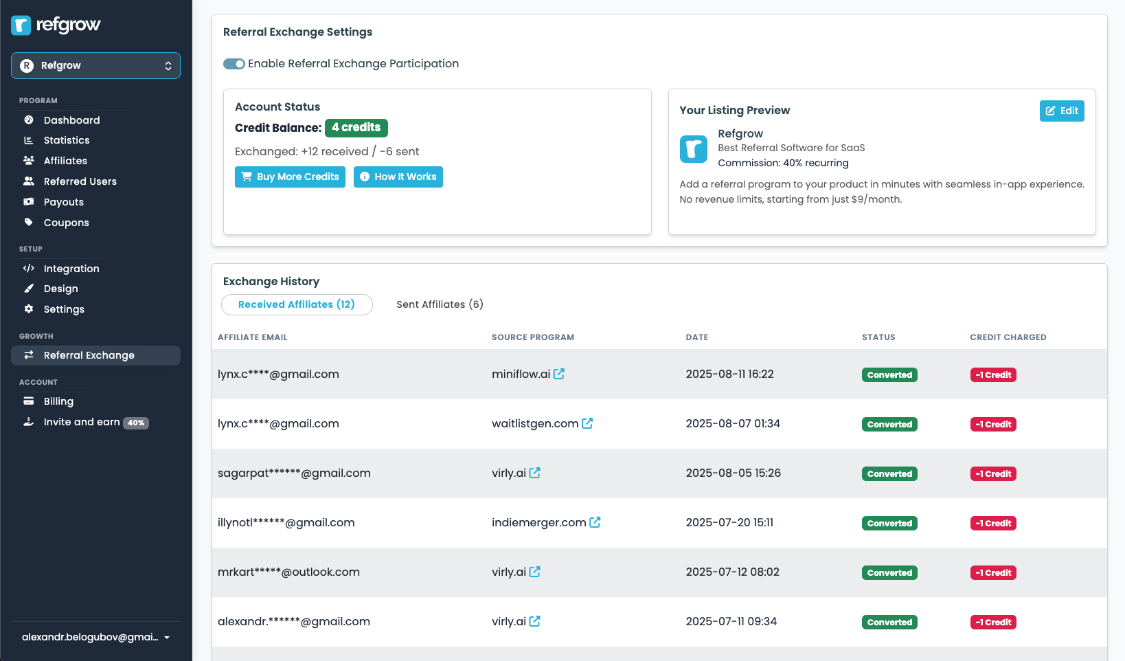 Referral Exchange